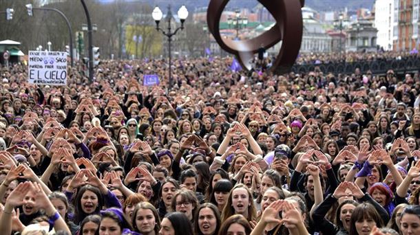 Día Internacional de la mujer en Bilbao. 8 de Marzo