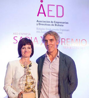 Nerea Landa, dermatólogo en Bilbao, premio por su trayectoria.