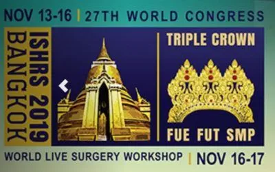 27º Congreso Mundial de la ISHRS de Trasplante Capilar. Bangkok, Tailandia.