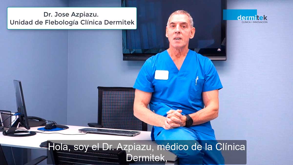 Video láser endovenoso del Dr Jose Azpiazu